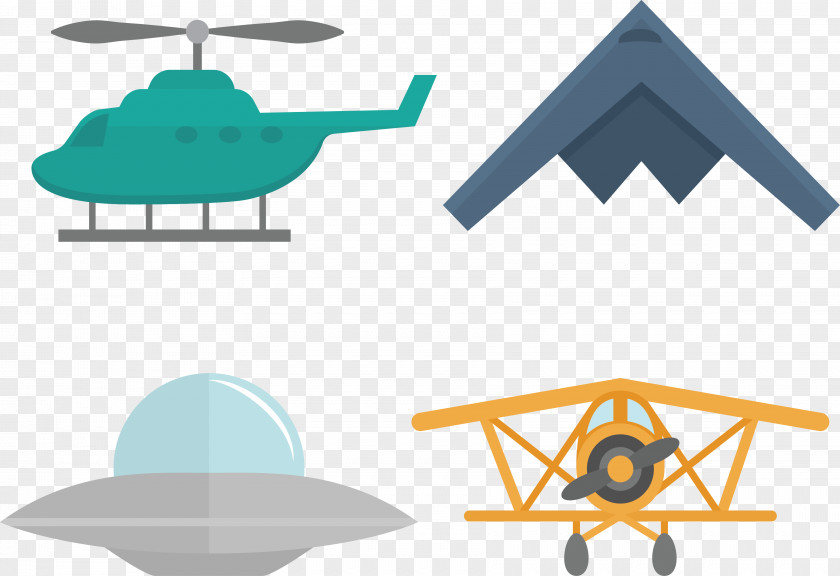 Yellow Jet Helicopter Aircraft Airplane PNG