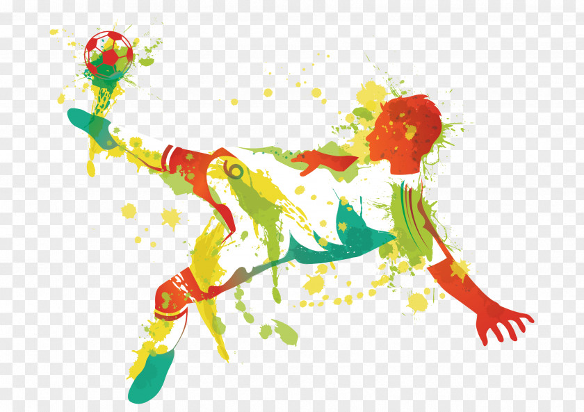 Illustrations Vector Football Player Sport PNG