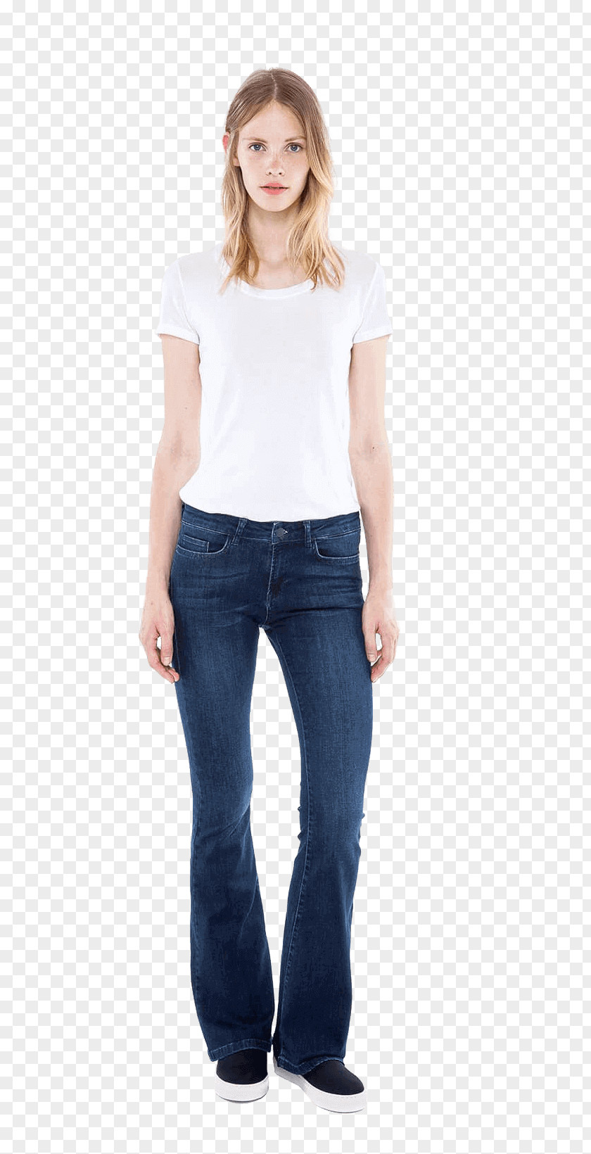 Jeans T-shirt Waist Denim Sleeve PNG