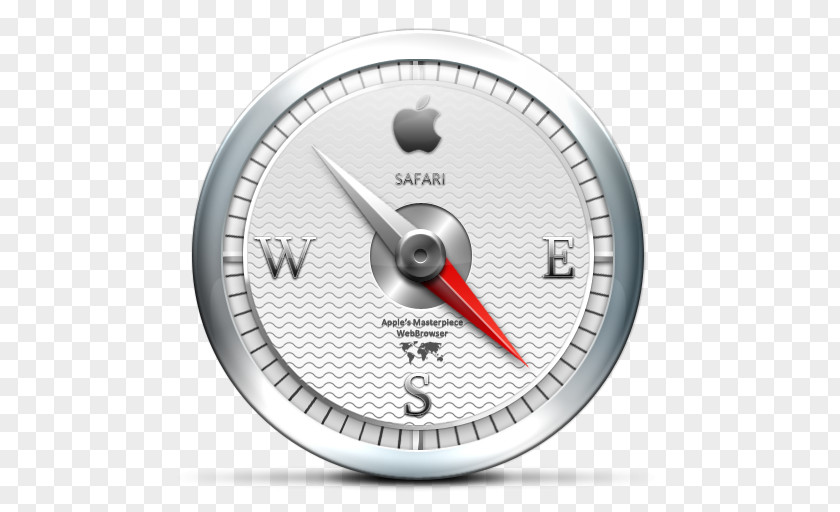 Silver Compass Safari ICO Apple Icon PNG