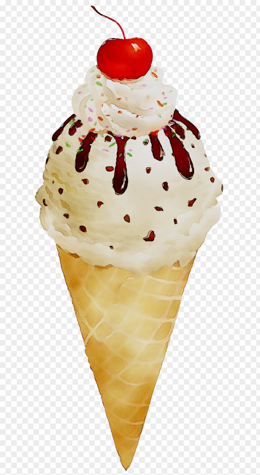Sundae Gelato Ice Cream Cones PNG