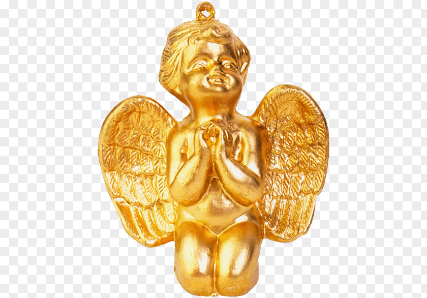 Angel Gold God PNG