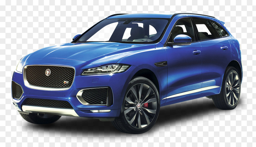 Blue Jaguar F PACE Car Cars Sport Utility Vehicle F-Pace Range Rover PNG