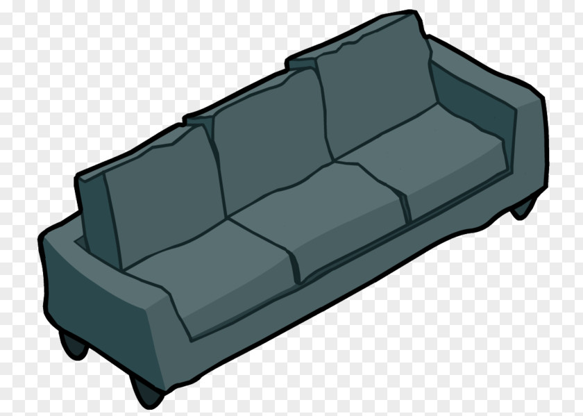 Futon Sofa Bed Cartoon PNG