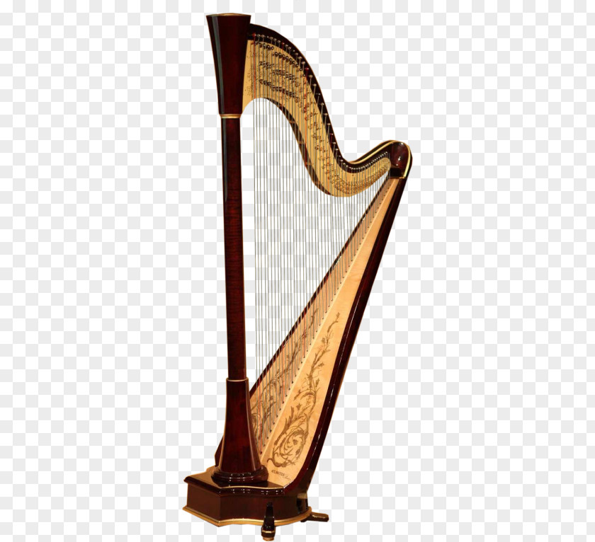 Old Harp Camac Harps Musical Instrument Orchestra PNG