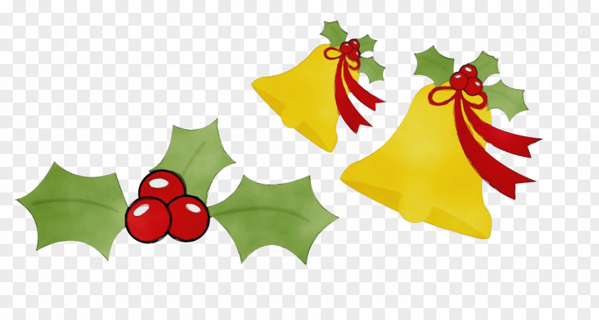 Fir Plant Christmas Tree Watercolor PNG