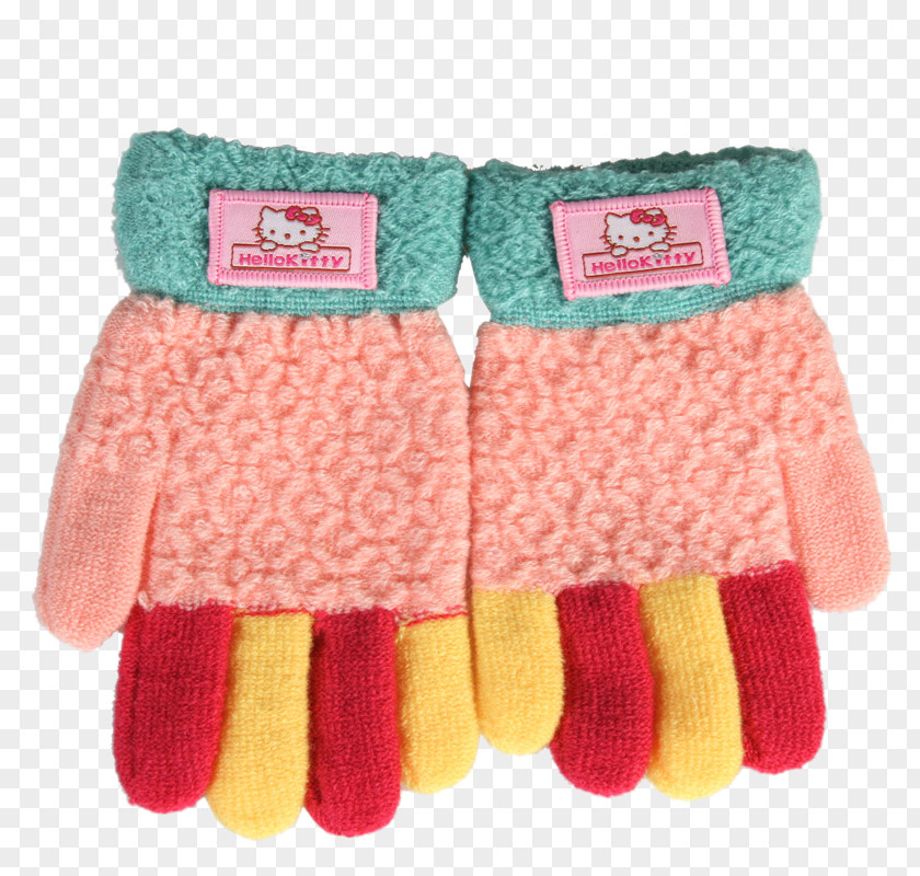 Hello Kitty Gloves Mixed Colors Glove Cat PNG
