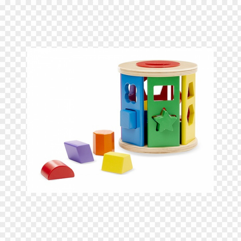 Toy Melissa & Doug Educational Toys Match Roll Shape Sorter Block PNG