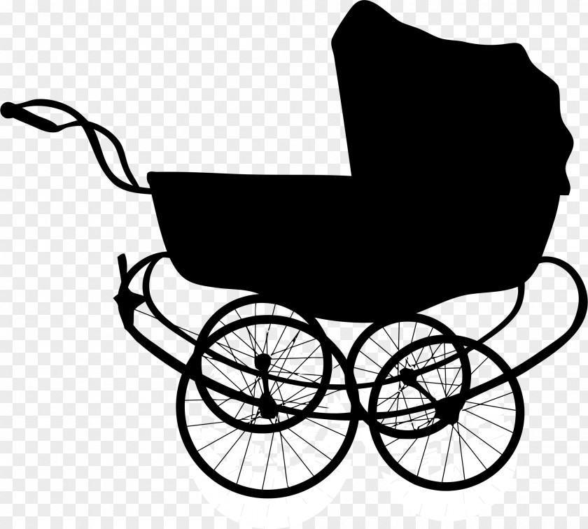 Carriage Baby Transport Silhouette Infant Clip Art PNG