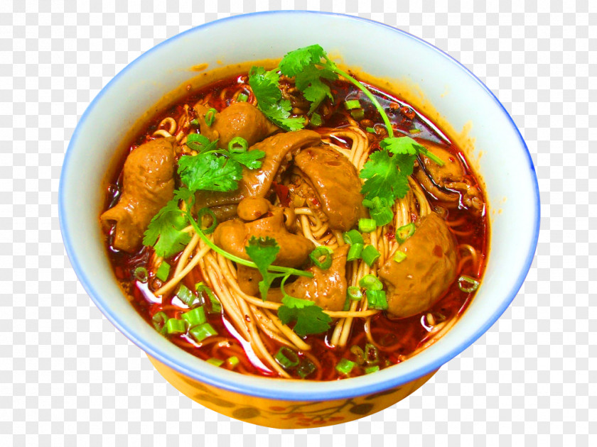Chili Oil Spicy Broth Powder Sichuan Hot And Sour Soup Zhajiangmian Beef Noodle Dandan Noodles PNG