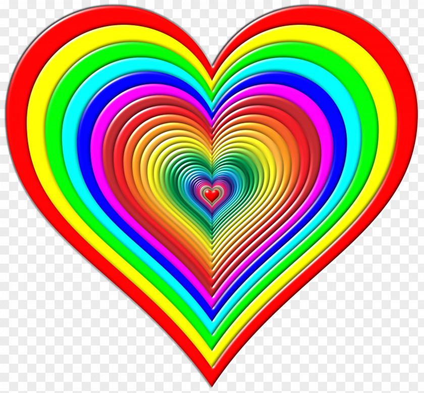 Enhancement Rainbow Flag Heart Peace PNG