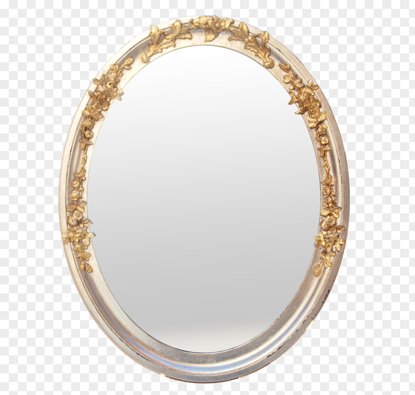 Gold Oval Cosmetics PNG