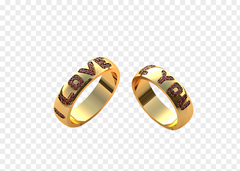 Ring Wedding Engagement Gold PNG