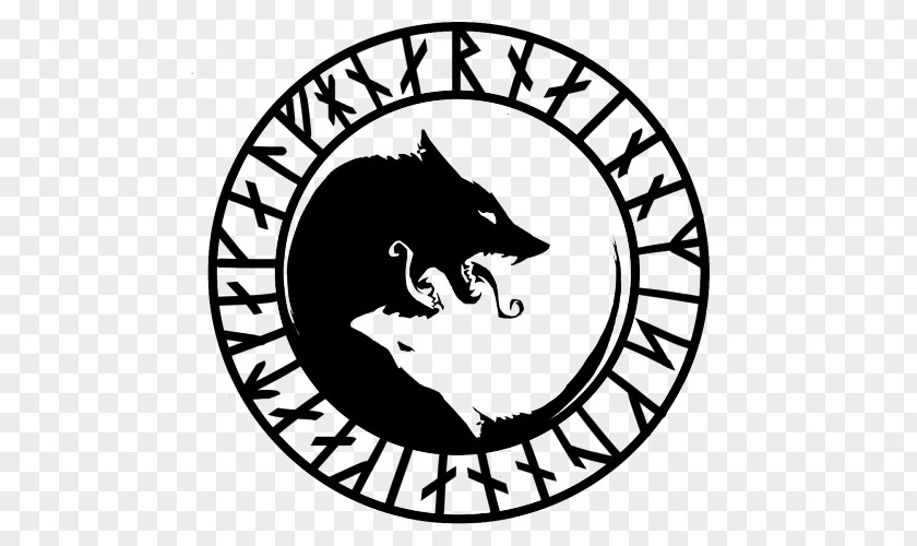 Symbol Gray Wolf Odin Old Norse Runes Geri And Freki PNG