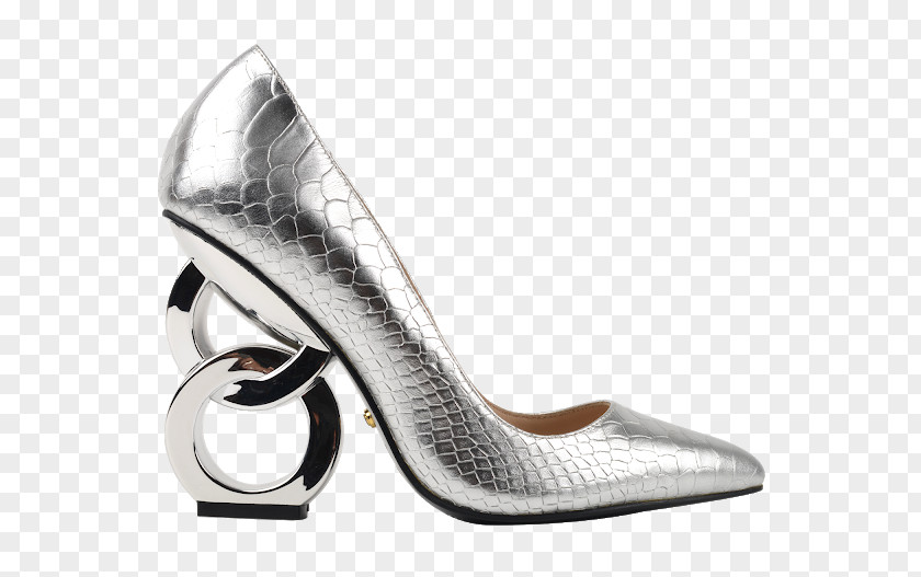 Design Silver Shoe PNG