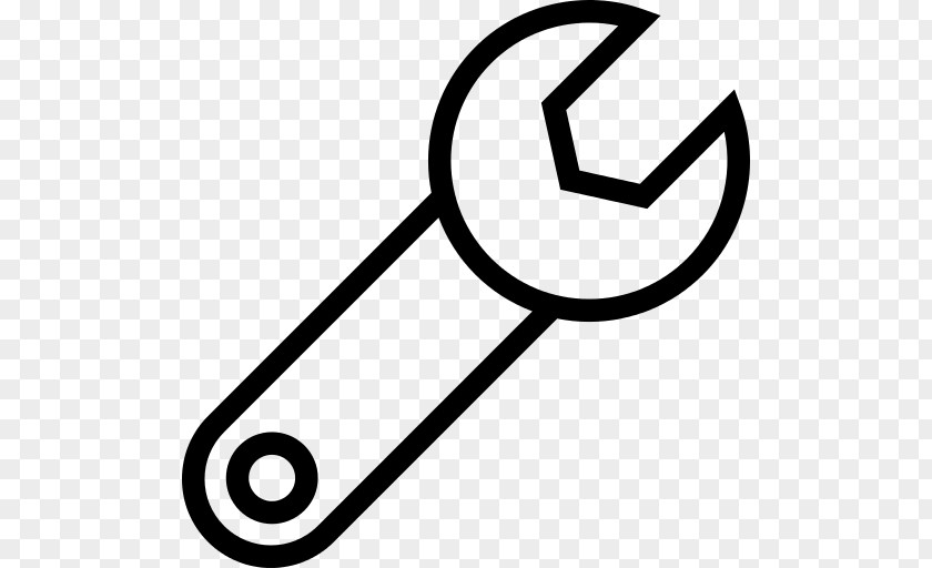 Gear Icon Wrench Spanners Tool Adjustable Spanner PNG