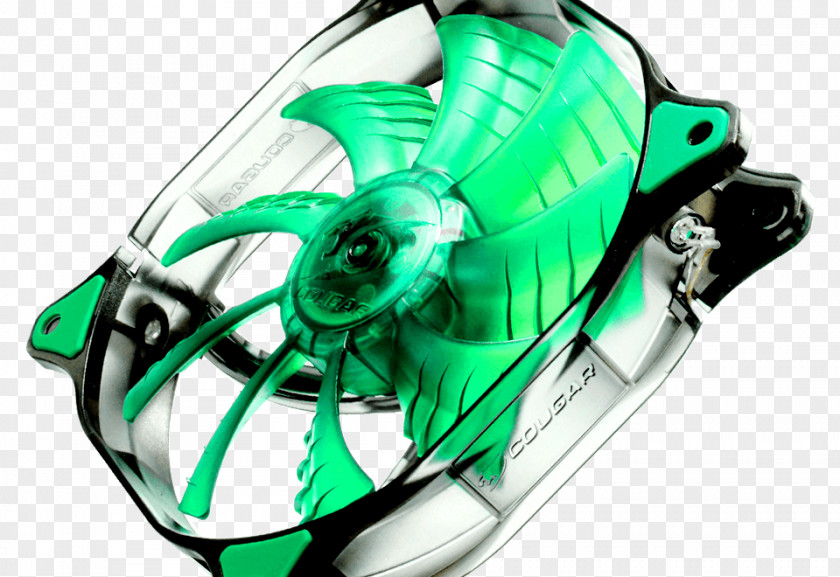 Green Led Cougar Fan Automotive Design Bearing PNG