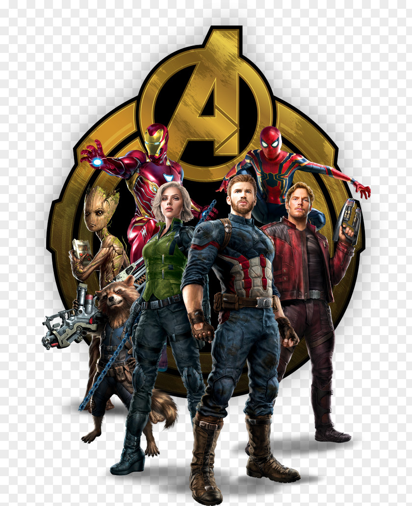 Infinity Captain America Rocket Raccoon Iron Man Spider-Man Marvel Cinematic Universe PNG