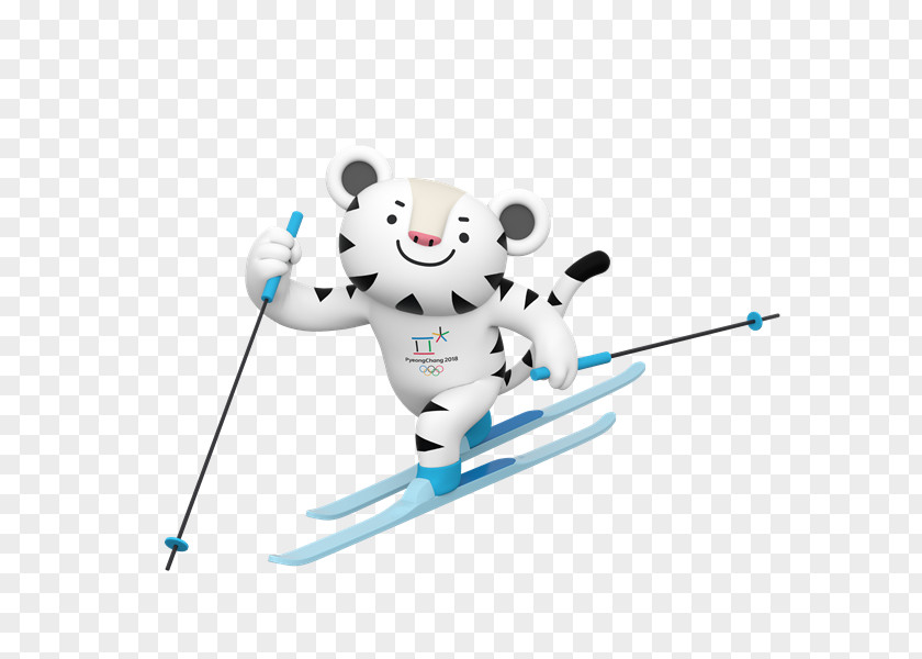 Korea Culture 2018 Winter Olympics Pyeongchang County Soohorang And Bandabi Desktop Wallpaper PNG