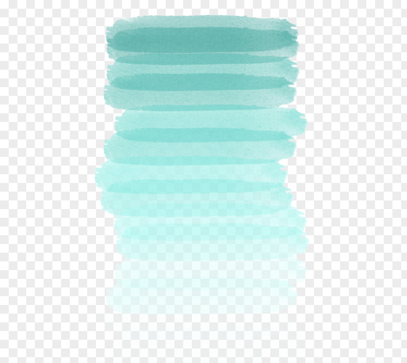 Paint Ombré Watercolor Painting Blue Tints And Shades PNG
