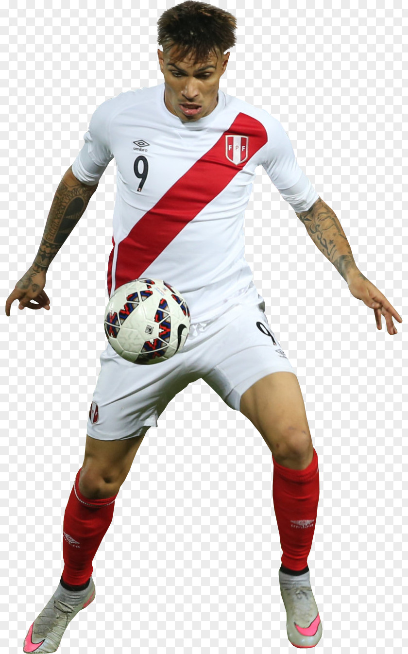 Peruvian Paolo Guerrero Peru National Football Team Soccer Player Athlete PNG