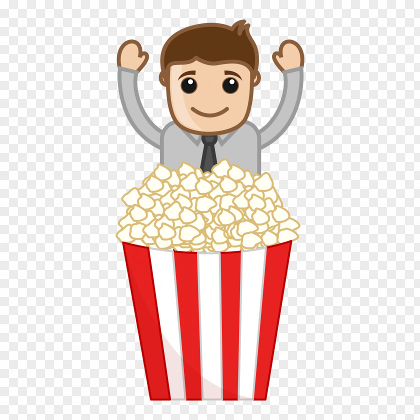 Popcorn Drawing Cartoon Illustration PNG