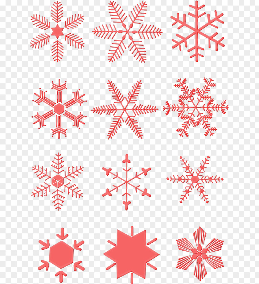 Red Pattern Line Symmetry PNG