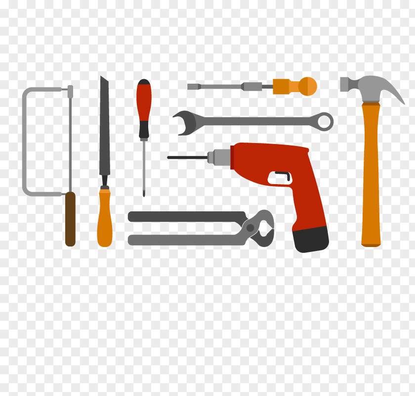 Vector Hammer Drill Tool Carpenter Euclidean PNG