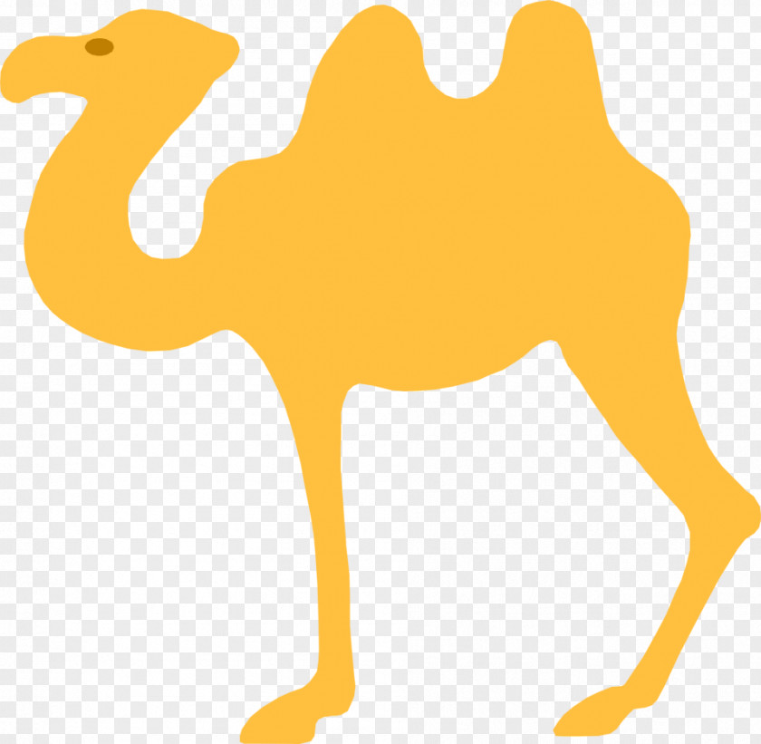 Bactrian Camel Silhouette Clip Art PNG