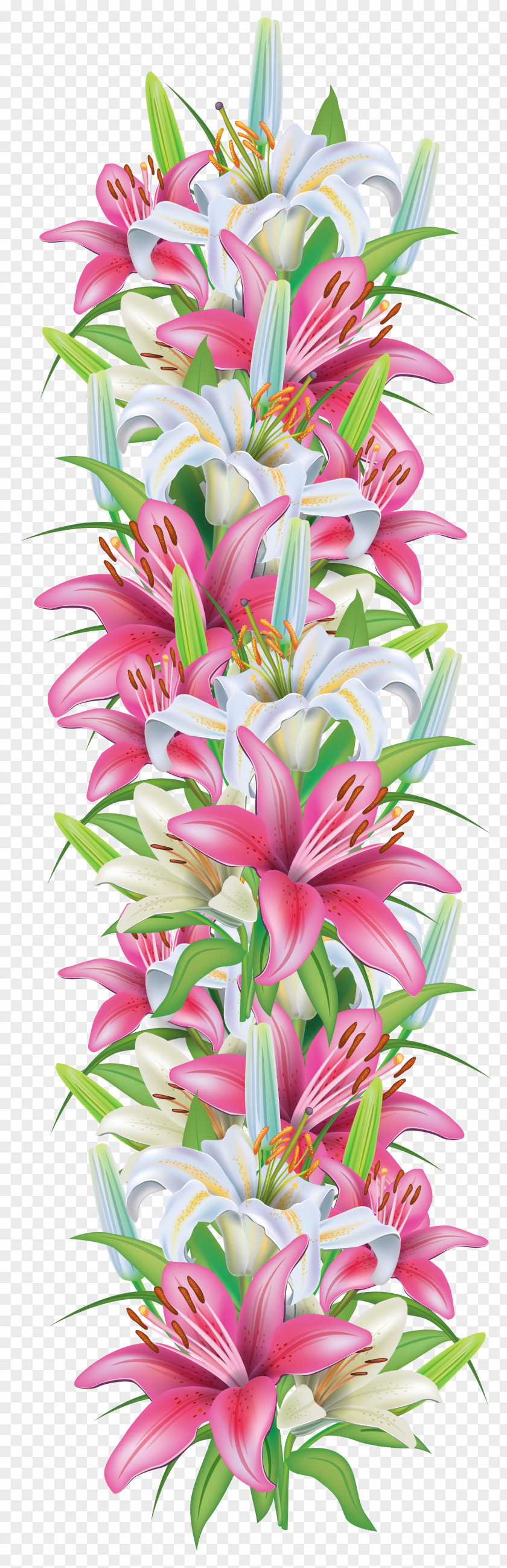 Flower Tropical Paper Decoupage Watercolor Painting Clip Art PNG