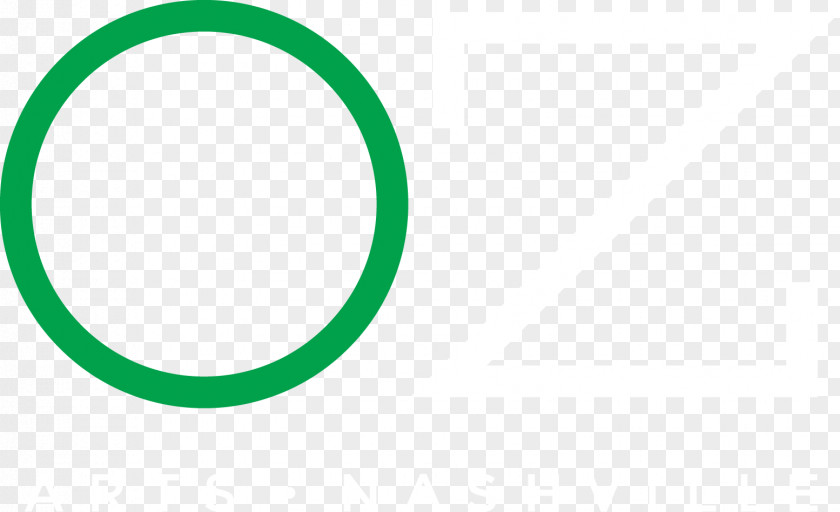 Green Circle OZ Arts Nashville Logo PNG