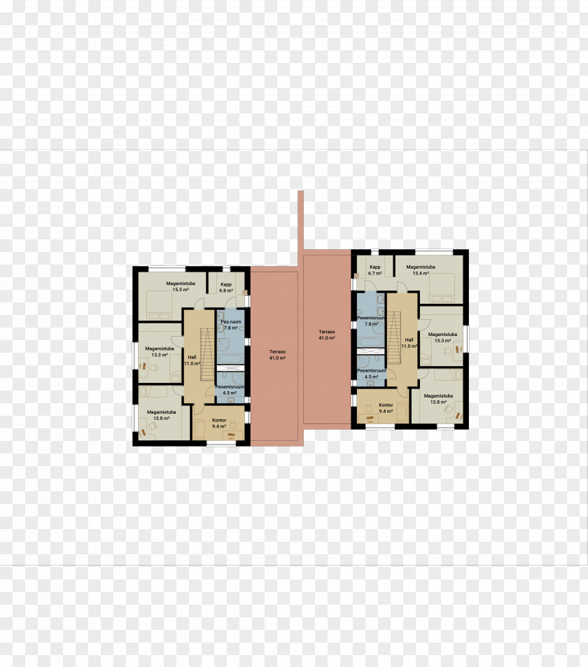 House Floor Plan Open Facade Seve Ehitus AS PNG