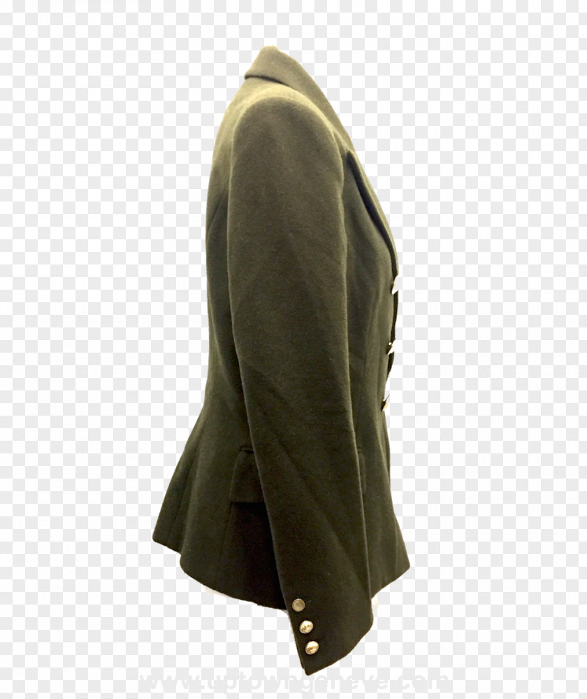 Jacket Khaki Neck PNG