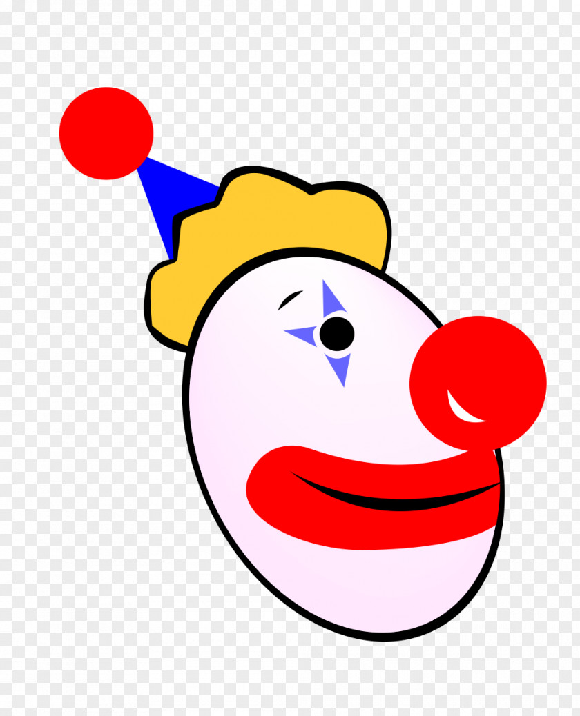 Cartoon Clown Head Clip Art PNG