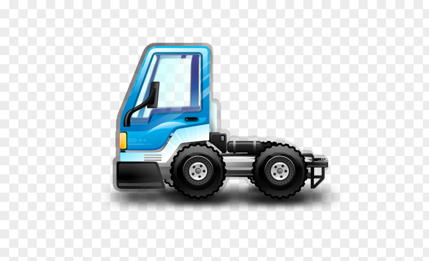 City Truck Blue Wheel Machine Automotive Exterior Model Car PNG