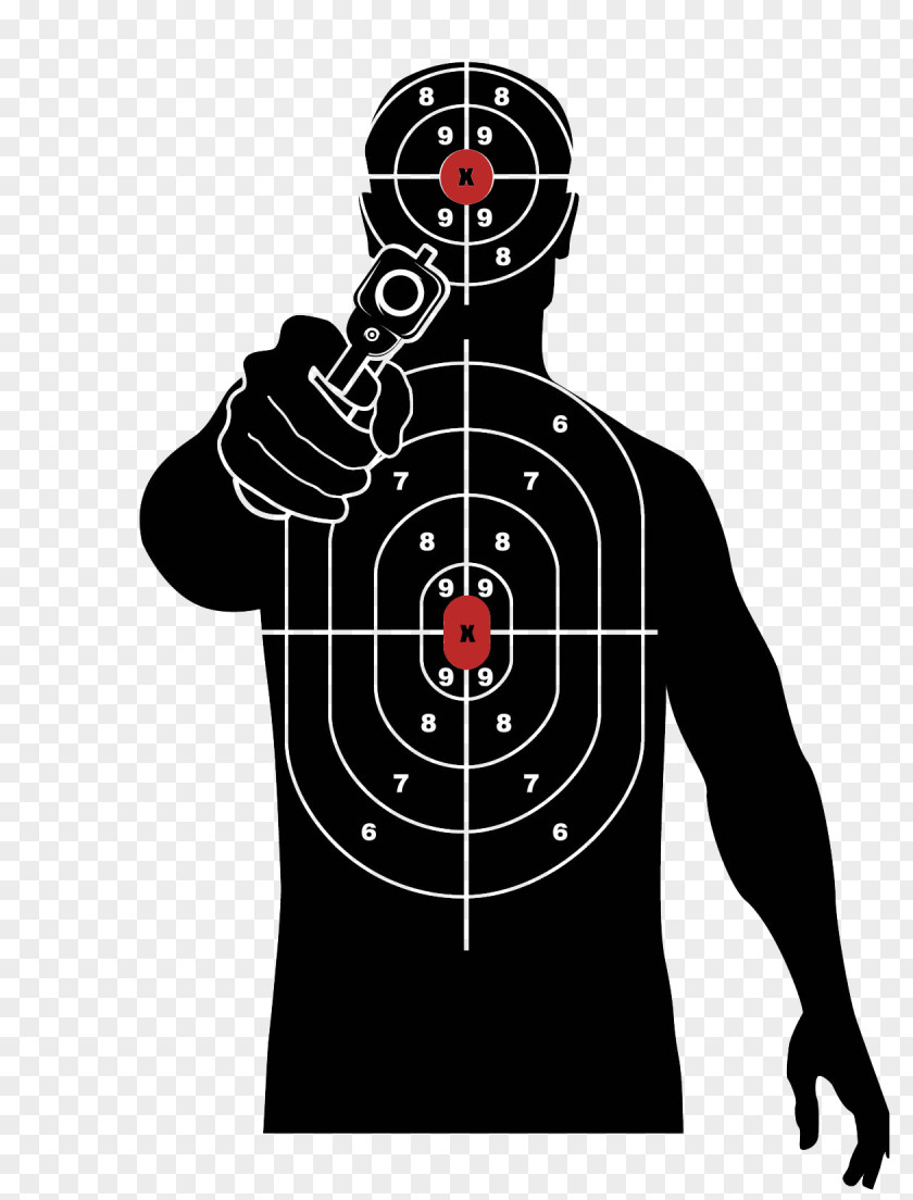 Shooting Target Range Gun Rifle PNG target range Rifle, , silhouette practice illustration clipart PNG