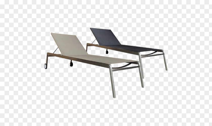 Table Sunlounger Chair Stainless Steel PNG