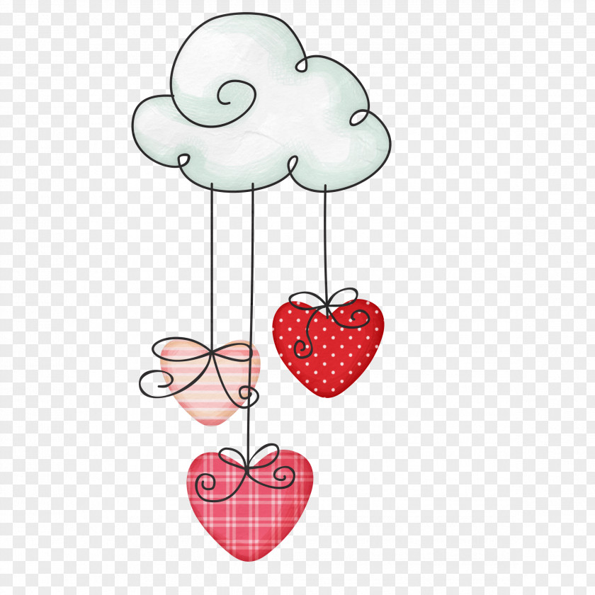 Cloud Heart Drawing PNG