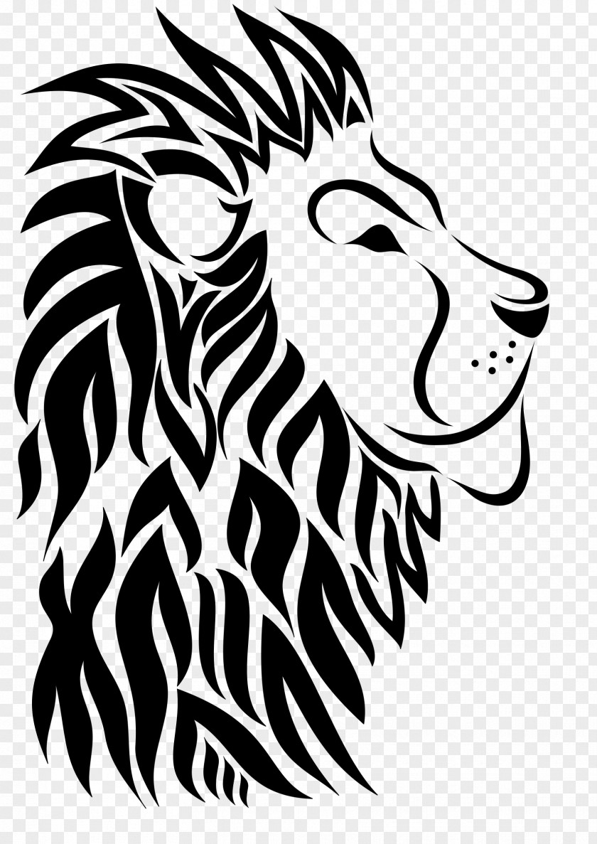 Lion Head Lionhead Rabbit Tattoo Clip Art PNG