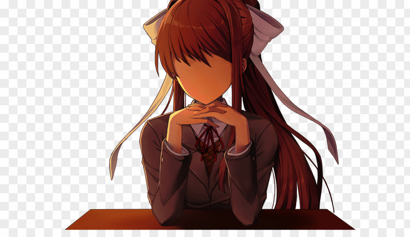 Monika Just Monika. Doki Literature Club! Dan Salvato PNG