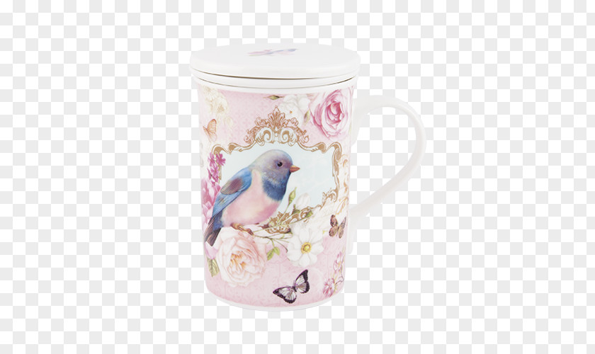 Mug Tea Porcelain Infuser Bone China PNG
