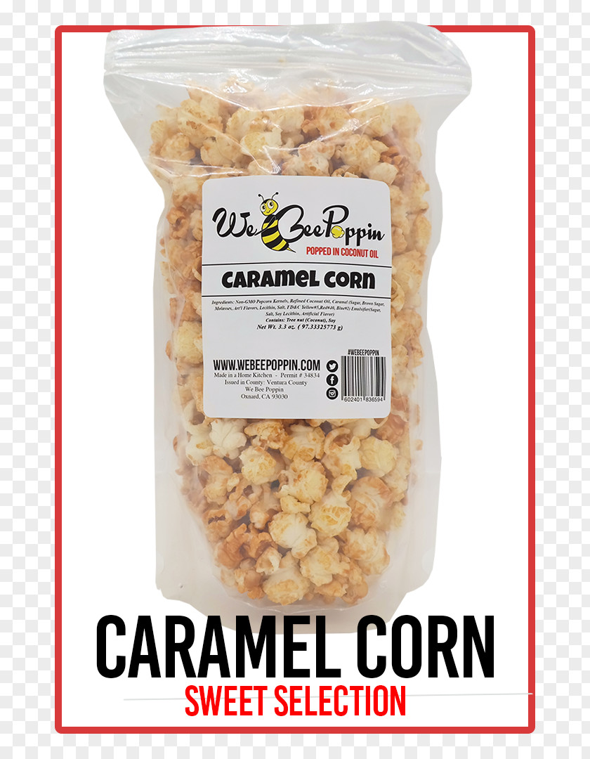Popcorn Kettle Corn Food Breakfast Cereal Muesli PNG