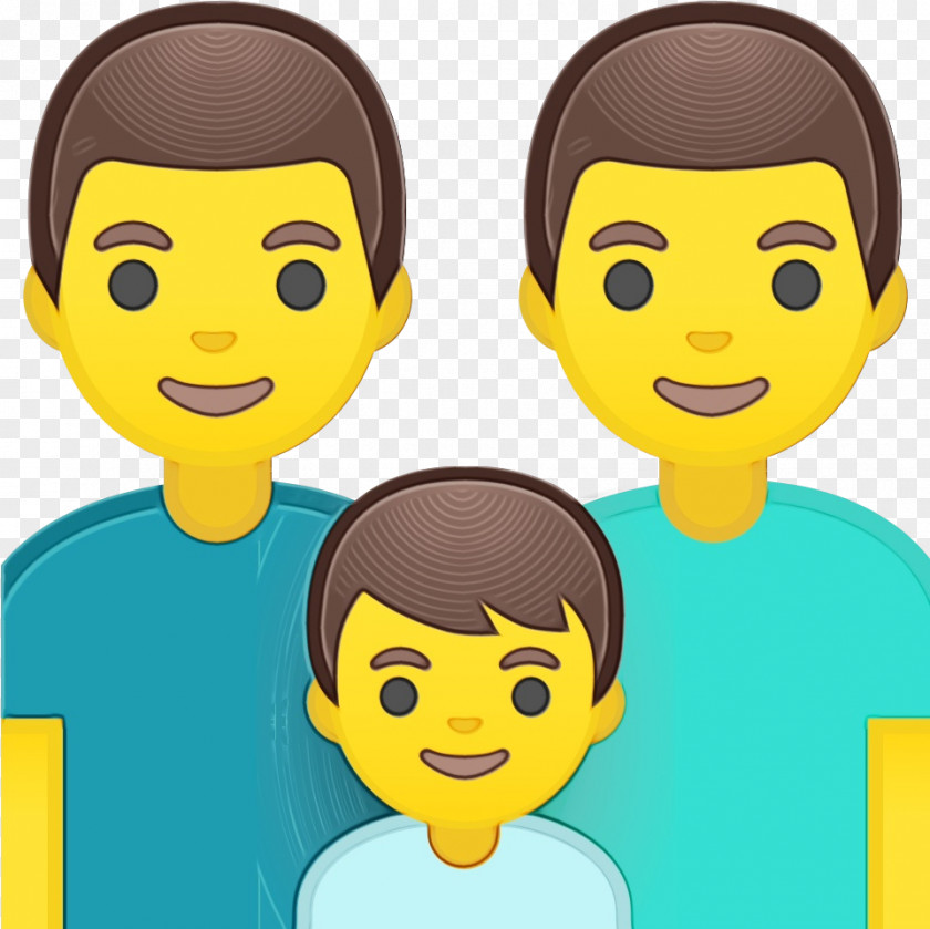 Style Gesture Happy Family Cartoon PNG