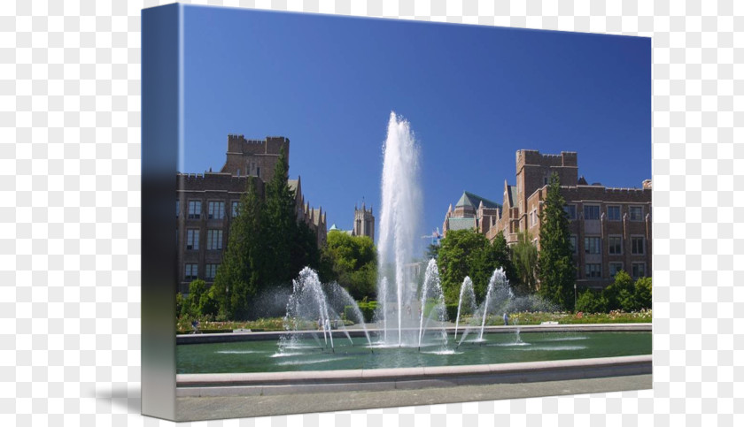 University Of Washington Fountain Water Resources Sky Plc PNG