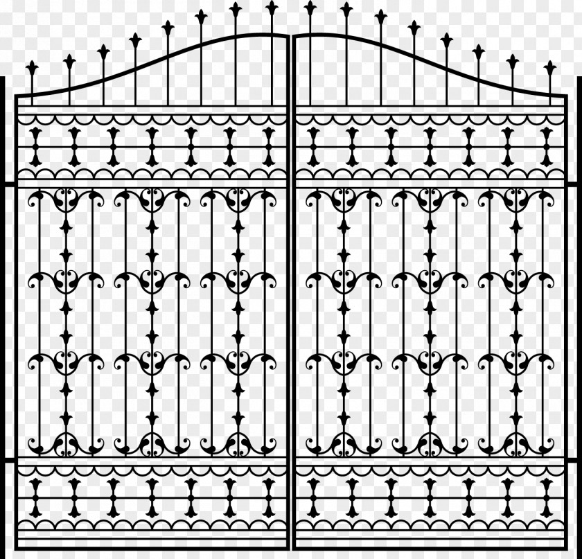 Continental Door Window Grille Fence Gate PNG