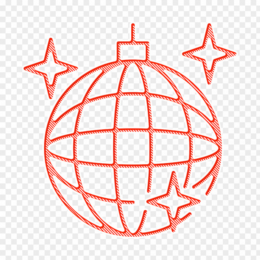 Disco Icon Eighties Ball PNG