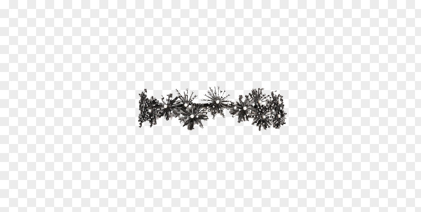 Lace Hair Band Black And White Pattern PNG