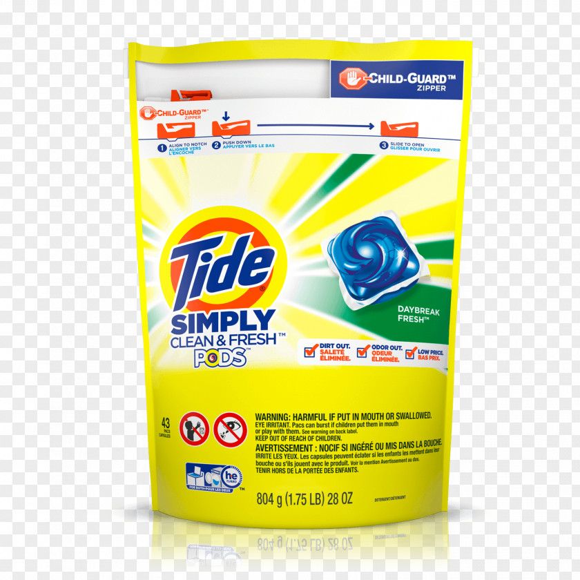 Tide Laundry Detergent Pod Ariel PNG