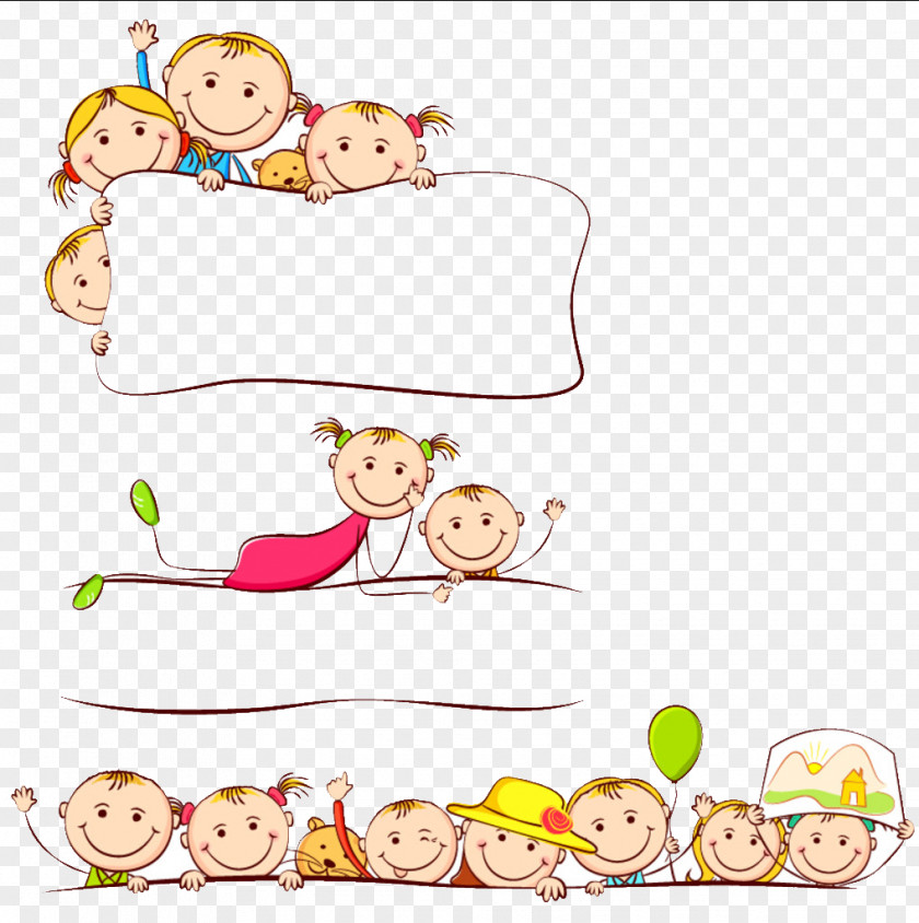 Cartoon Children Child Drawing Painting PNG