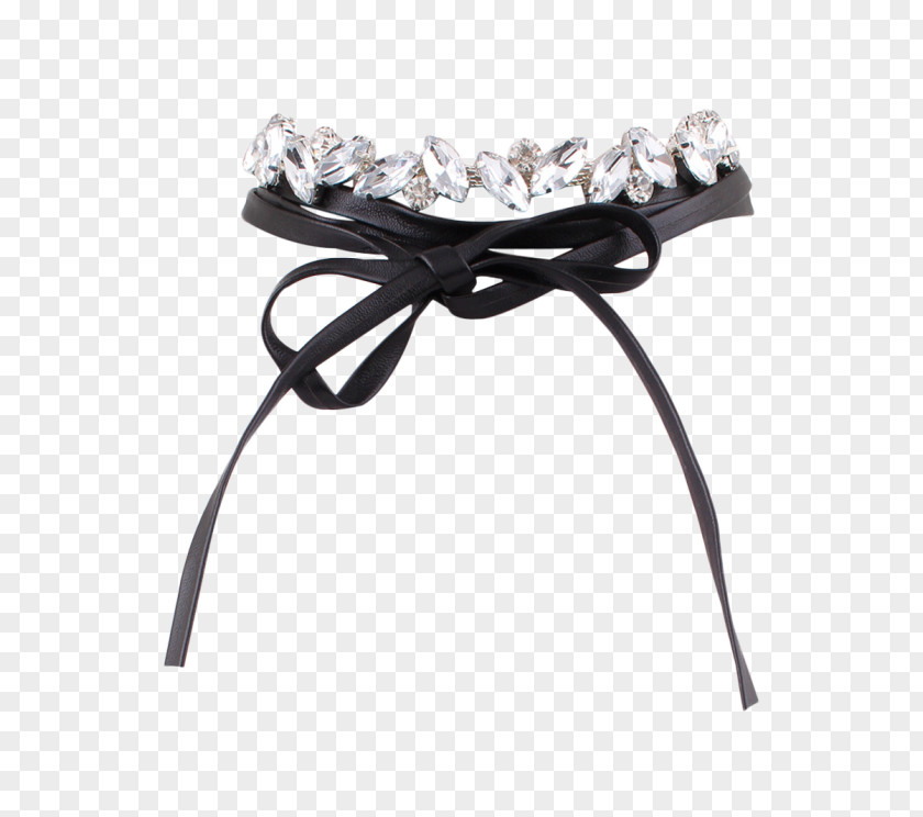 Necklace Choker Imitation Gemstones & Rhinestones Fashion Velvet PNG